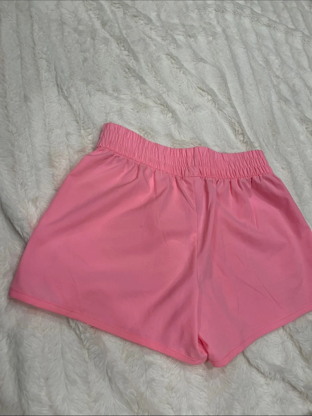 GAP Pink Elastic-Waist Athletic Shorts